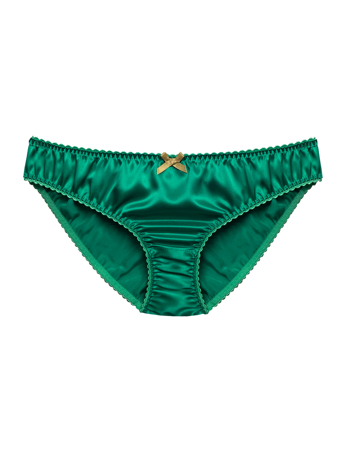 Emerald Green Silk Knickers | Luxury Lingerie Handmade UK – Ayten