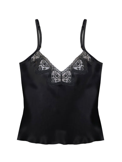 Zoe Black Silk and Lace Camisole by Ayten Gasson