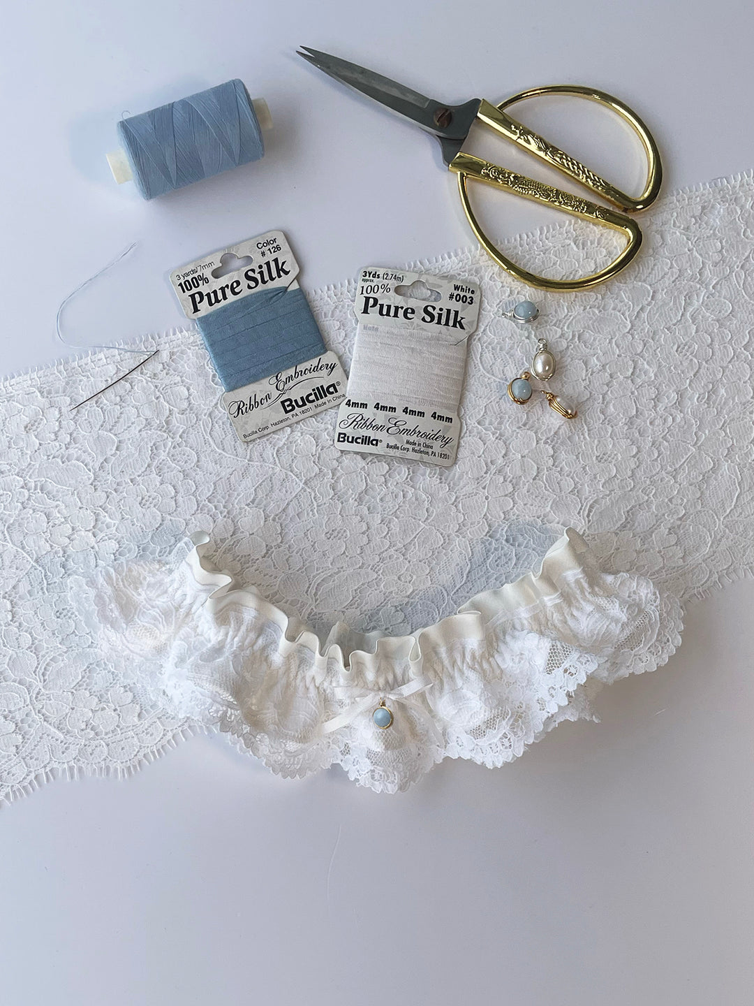 Luxury Bridal Silk Garter | Wedding Garter with Gemstone UK Ayten Gasson Luxury Bridal Silk Garter | Wedding Garter with Gemstone UK Ayten Gasson
