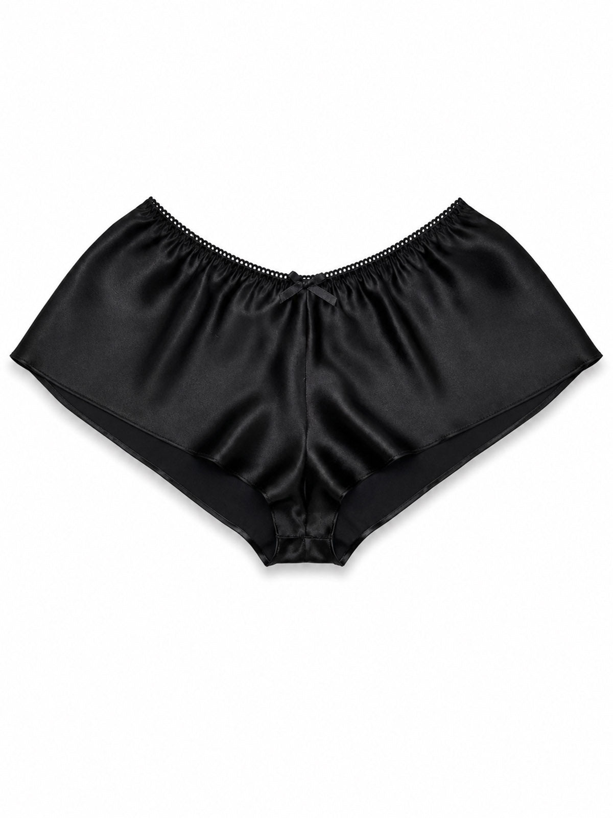 Black Silk French Knickers | Luxury Lingerie Brighton – Ayten Gasson