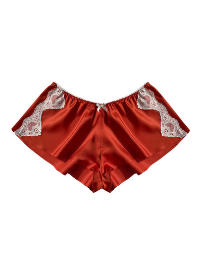 Bella Orange Organic Bamboo Silk French Knicker