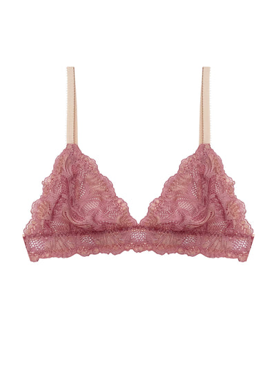 Beneath The Bloom Rose Lace Bralette by Ayten Gasson on a white background