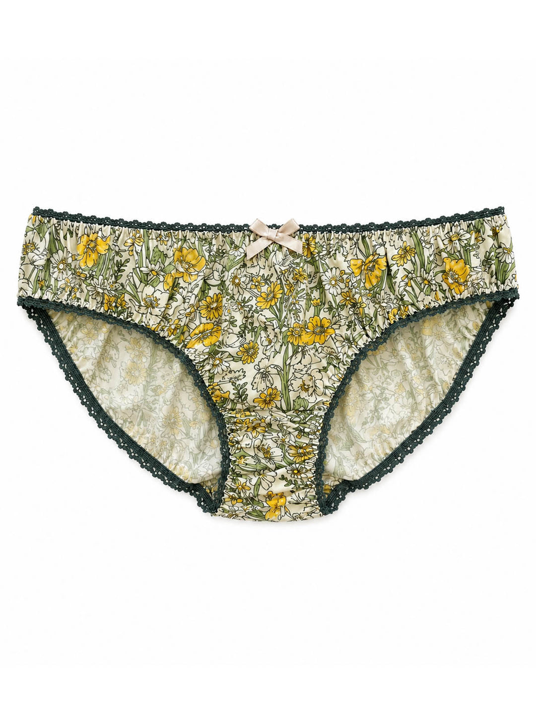 Country Garden Cotton Knicker - Cream by Ayten Gasson