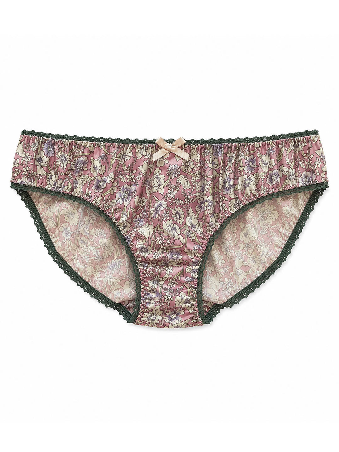 Country Garden Cotton Knicker - Dusty Rose by Ayten Gasson