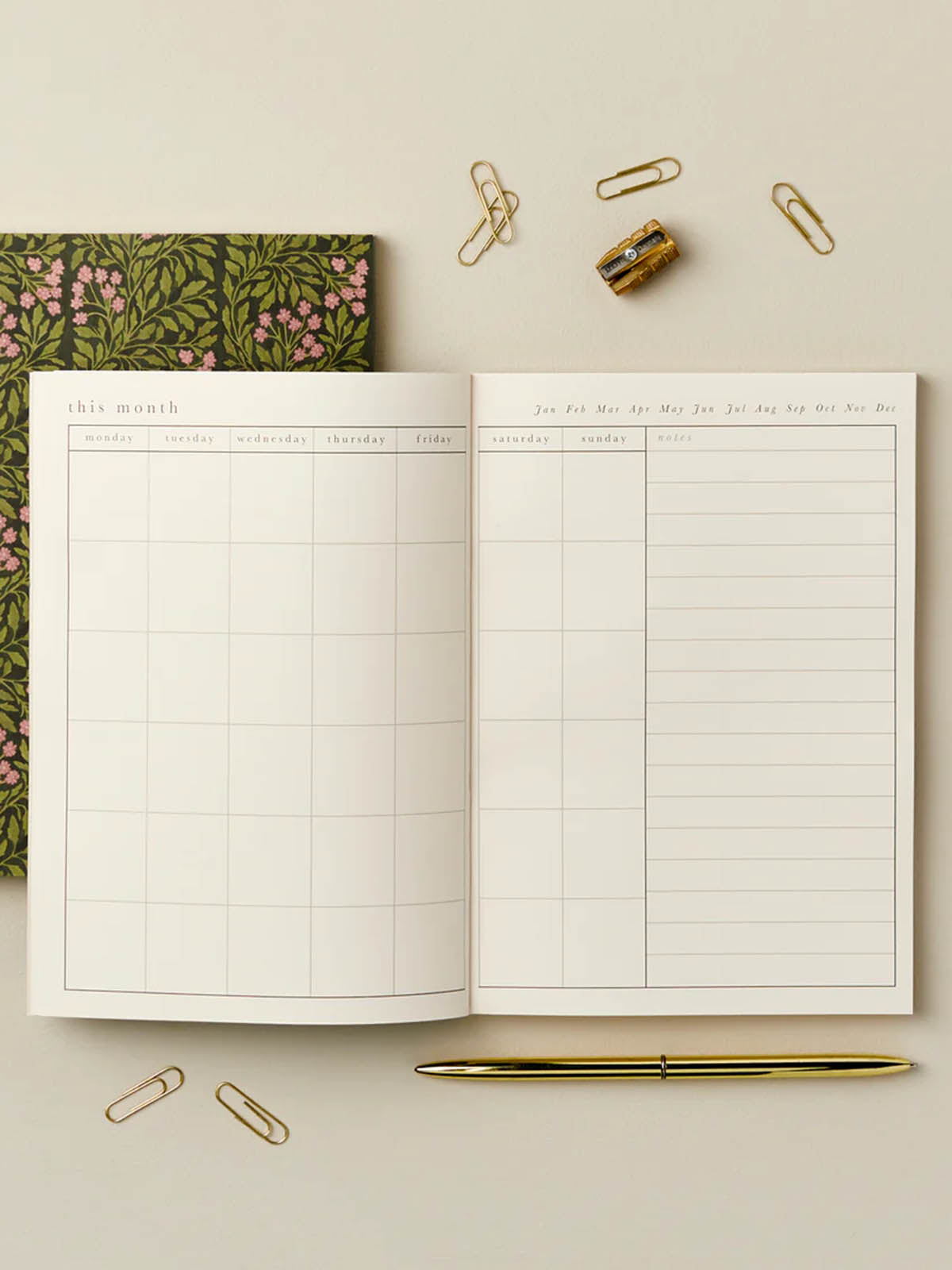 Wanderlust Weekly Planner