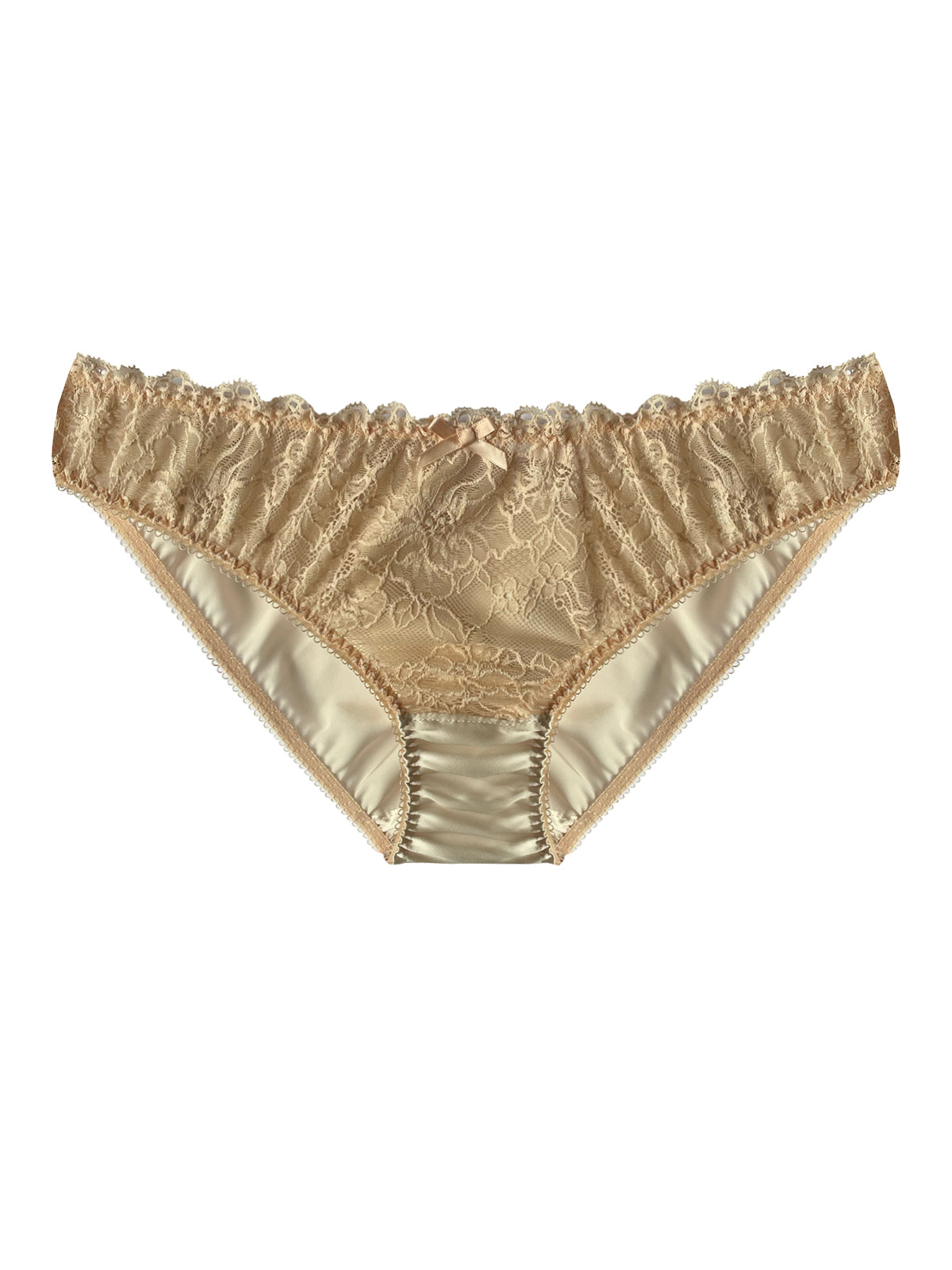Mary Cream Silk & Lace Knicker