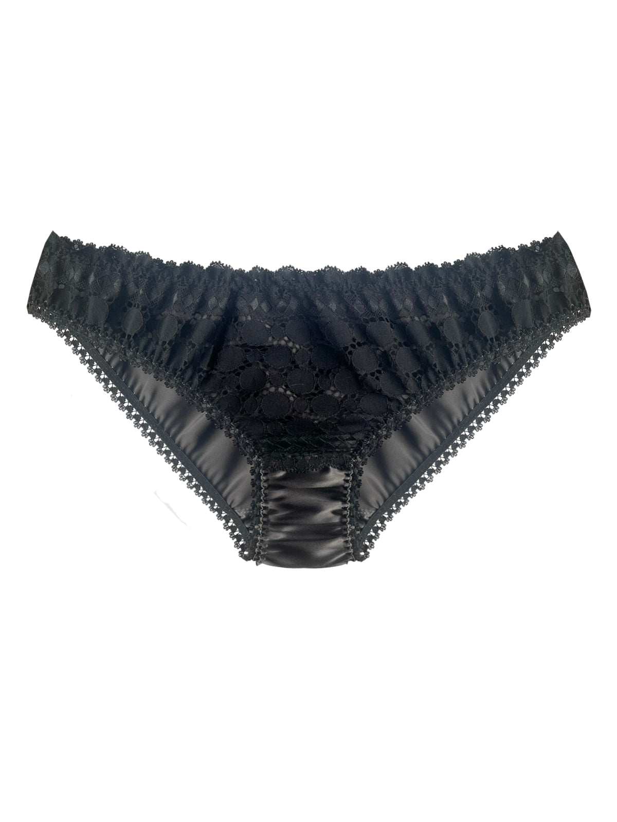 Penny Grey Silk & Lace Knicker