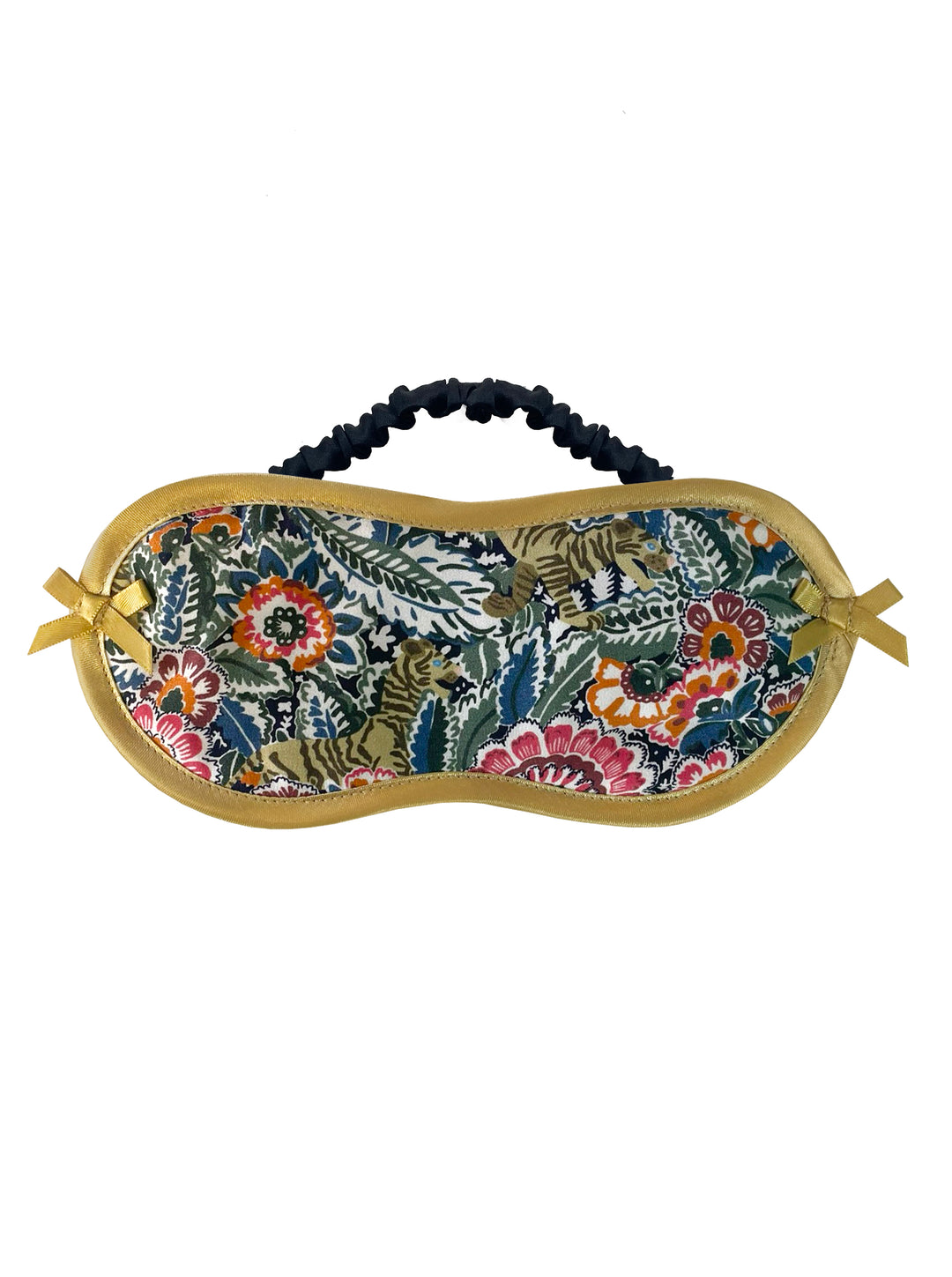 Prince Milo Liberty London silk eye mask with floral print - handmade luxury sleep mask by Ayten Gasson