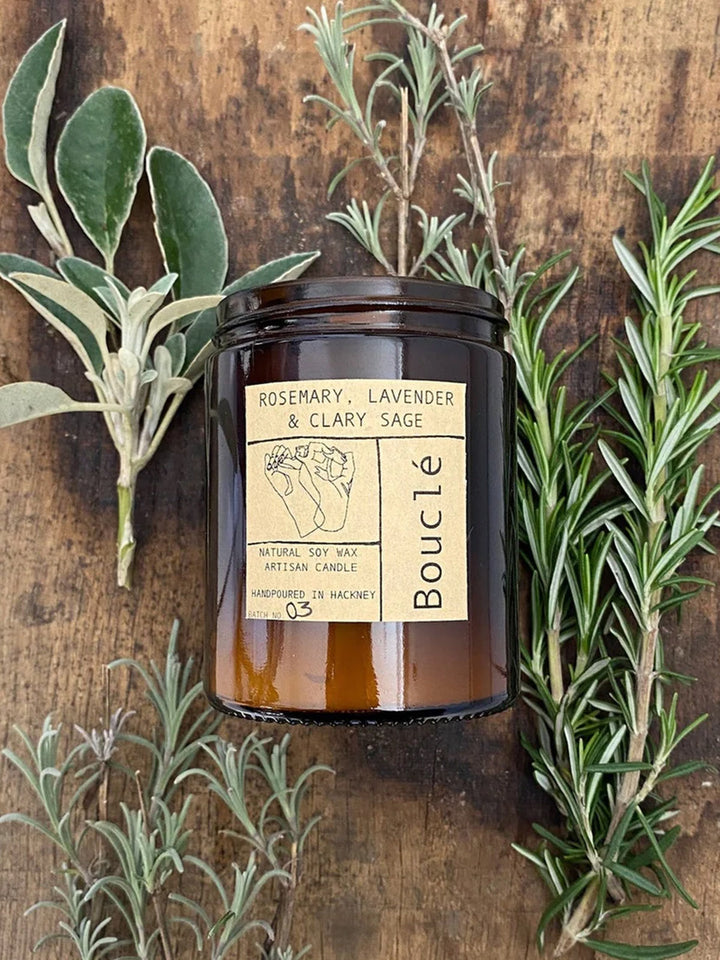 Rosemary, Lavender &amp; Clary Sage Candle 120ml