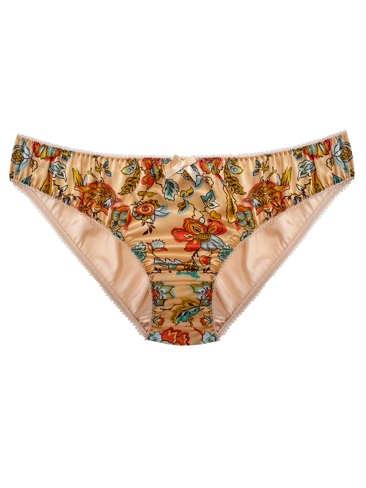 Seresse Liberty Silk Knicker floral-patterned underwear on a white background
