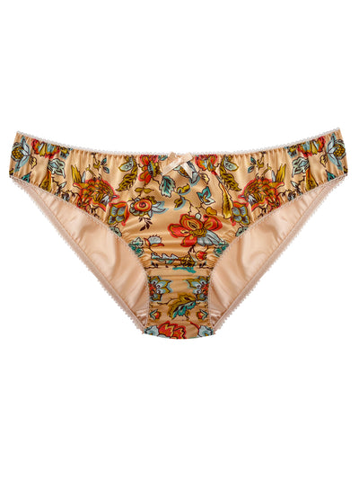 Seresse Liberty Silk Knicker floral-patterned underwear on a white background
