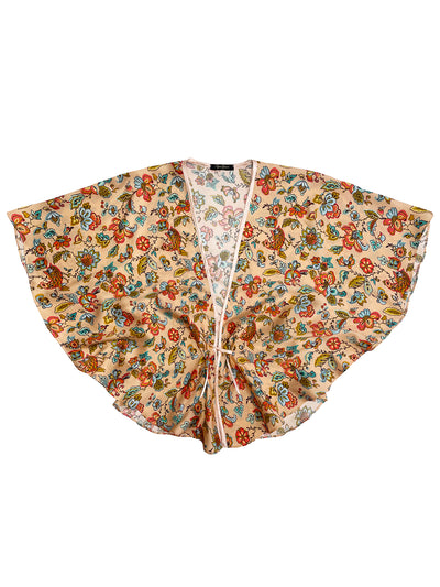 Seresse Liberty Silk Bed Jacket  on a white background