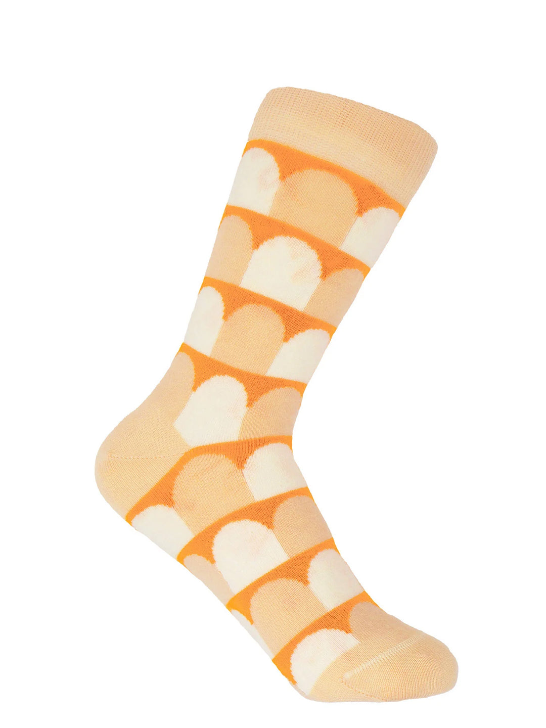 Peper Harow Ouse beige luxury socks - premium women's hosiery gift by Ayten Gasson