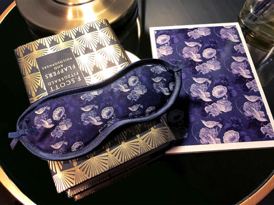 Nightjar Bamboo Silk Eye Mask & Print Gift Set