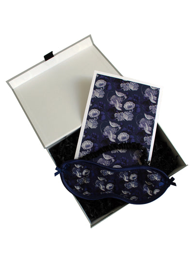 Nightjar Bamboo Silk Eye Mask & Print Gift Set